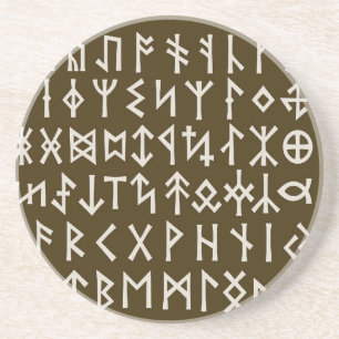Elder Futhark Runen Getränkeuntersetzer