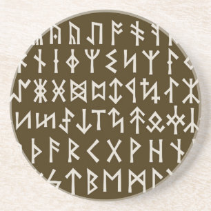 Elder Futhark Runen Getränkeuntersetzer
