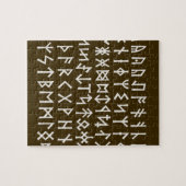 Elder-Futhark-Runen Puzzle (Horizontal)