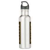 Elder Futhark Runes Edelstahlflasche (Rückseite)