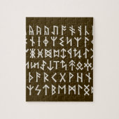 Elder Futhark Runes Puzzle (Vertikal)