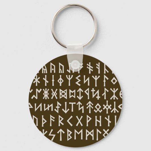 Elder Futhark Runes Schlüsselanhänger (Vorderseite)
