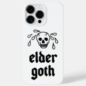 Elder Goth Case-Mate iPhone Hülle (Rückseite)