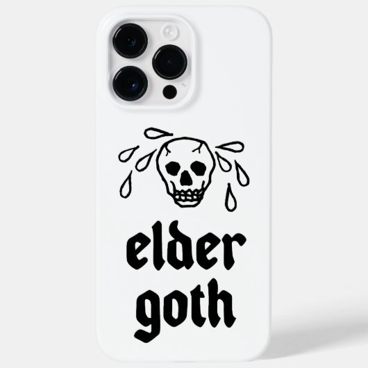 Elder Goth Case-Mate iPhone Hülle (Rückseite)