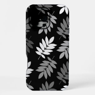 Elder Leaf Lg Muster Schwarz Weiß Grau iPhone 16 Pro Max Hülle