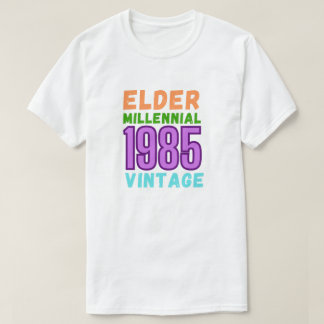 Elder Millennial 1985 Vintage-T-Shirt T-Shirt