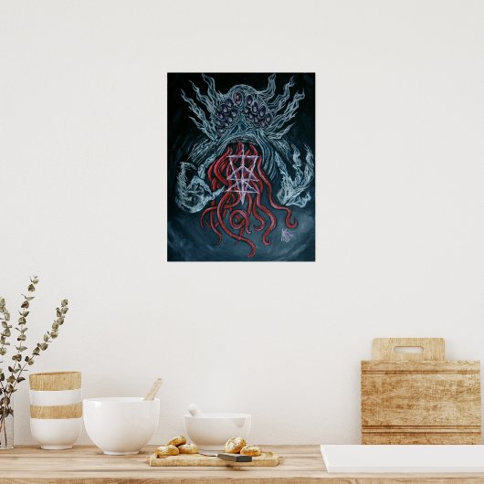 Elder Sign Poster (Küche)