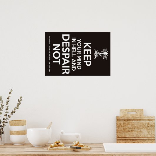 Elder Silouan Poster (Küche)