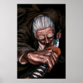 Elder Warrior With Sword Poster (Vorne)