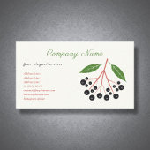 Elderberry Business Card Visitenkarte