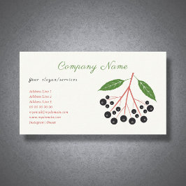 Elderberry Business Card Visitenkarte