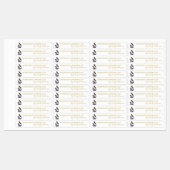 Elderberry-Jam-Thin-Siegel Etiketten (Blatt)