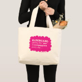Eldercare Large Tote Bag Jumbo Stoffbeutel (Vorderseite (Produkt))