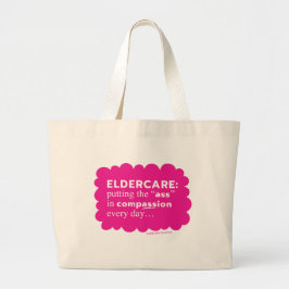 Eldercare Large Tote Bag Jumbo Stoffbeutel