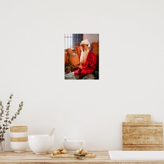 Elderly Potter Poster (Küche)