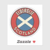 Elderslie, Schottland Aufkleber (Blatt)