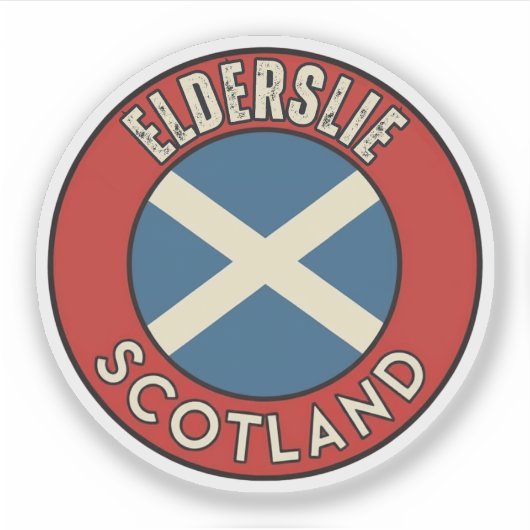 Elderslie, Schottland Aufkleber (Vorderseite)