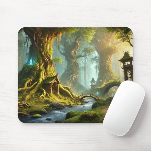 Eldertree Haven – The Hidden Realm Mousepad (Mit Mouse)