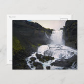 Eldgjá, Island Postkarte (Vorne/Hinten)