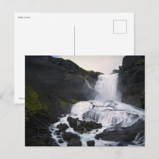 Eldgjá, Island Postkarte (Vorne/Hinten)