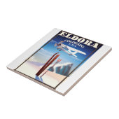 Eldora Colorado Reiseplakat. Fliese (Seite)