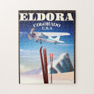 Eldora Colorado Reiseplakat. Puzzle