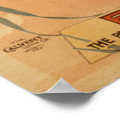 ELDORA Juggler Equilibrist Act VAUDEVILLE Poster (Ecke)