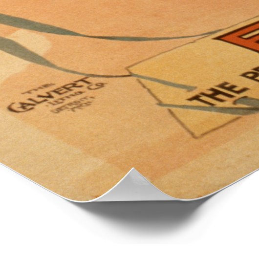 ELDORA Juggler Equilibrist Act VAUDEVILLE Poster (Ecke)