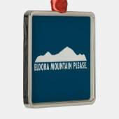 Eldora Mountain Colorado Bitte Ornament Aus Metall (Rechts)