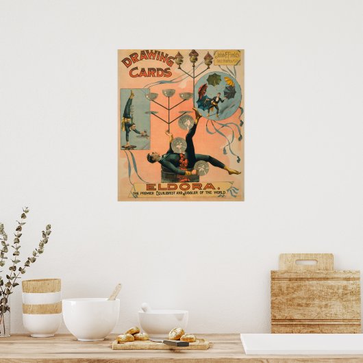 Eldora, Premier Equilibrist und Juggler Poster (Küche)