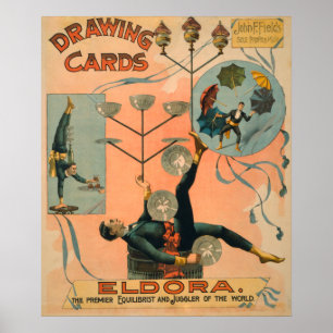 Eldora, Premier Equilibrist und Juggler Poster