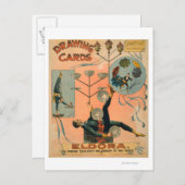 Eldora, Premier Equilibrist und Juggler Postkarte (Vorne/Hinten)