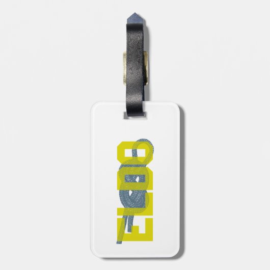 Eldorado Canyon Abbildung 8 Klettern Gepäckanhänger (Rückseite vertikal)