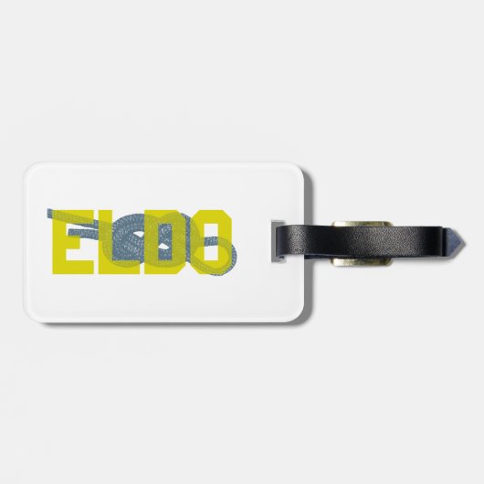 Eldorado Canyon Abbildung 8 Klettern Gepäckanhänger (Rückseite horizontal)