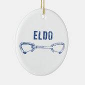 Eldorado Canyon Klettern Quickziehung Keramik Ornament (Rechts)