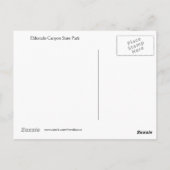 Eldorado Canyon Staat Park Colorado Postkarte (Rückseite)