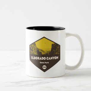Eldorado Canyon Staat Park Colorado Zweifarbige Tasse