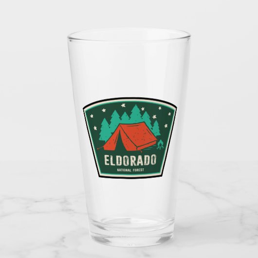 Eldorado National Forest Camping Glas (Vorderseite)