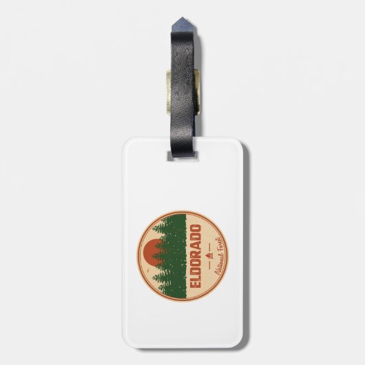 Eldorado National Forest Gepäckanhänger (Rückseite vertikal)