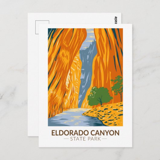 Eldorado Staat Park/Garten: Parco di Villa dei Ced Postkarte (Vorne/Hinten)