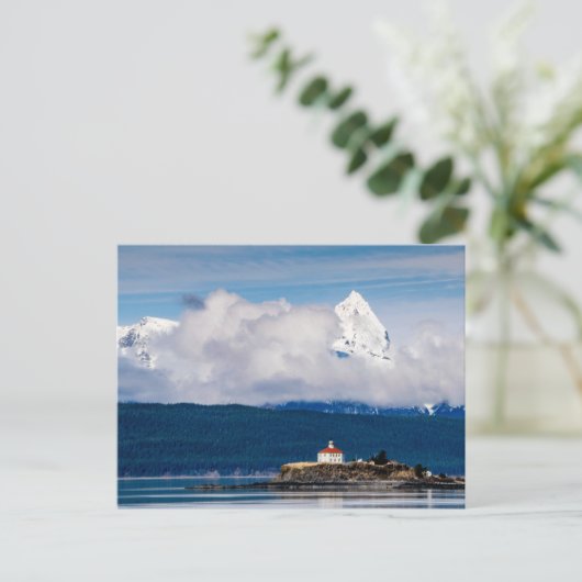 Eldred Rock Lighthouse Alaska Postkarte (Stehend Vorderseite)