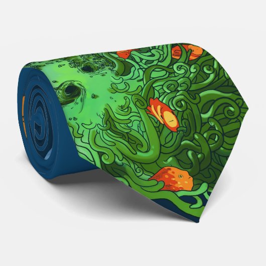 Eldrich Anemone Krawatte (Gerollt)