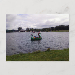 Eldridge Park Dragon Boat in Elmira, NY Postcard Postkarte