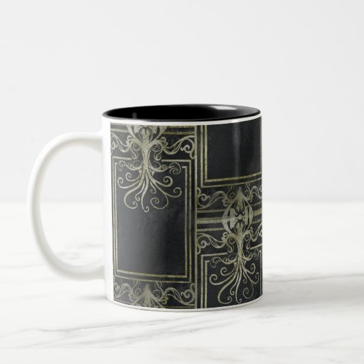 Eldrige Tasse Schwarz und Gold (Links)