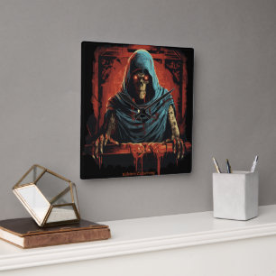 Eldritch Awakening Quadratische Wanduhr