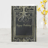 Eldritch Birthday Card Karte (Gelbe Blume)