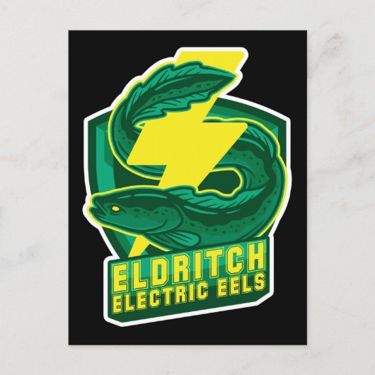 Eldritch Electric Eels Postkarte (Vorderseite)
