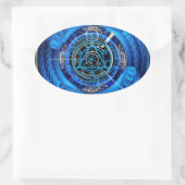 Eldritch Esoteric Ovaler Aufkleber (Tasche)