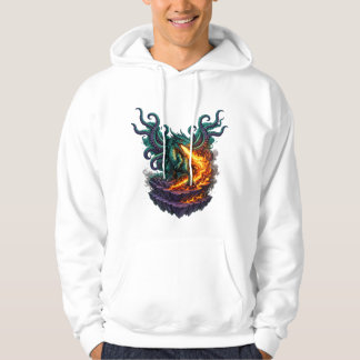Eldritch-Leeren-Drache – Feueratmender Kraken-Hybr Hoodie