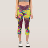 Eldritch Vigil Plakat Capri Leggings (Vorderseite)